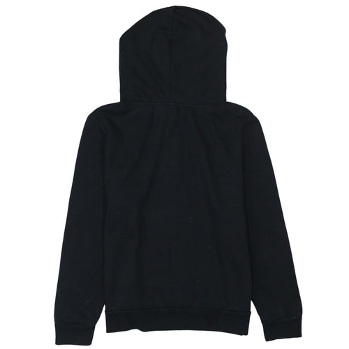 Disney Women Black Mickey Mouse Pullover Hoodie Size L 14/16