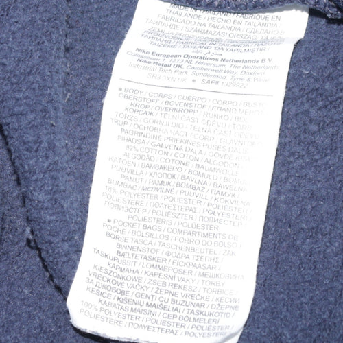 Nike Men's Blue Fleece Jogger Sweatpants L Regular Fit