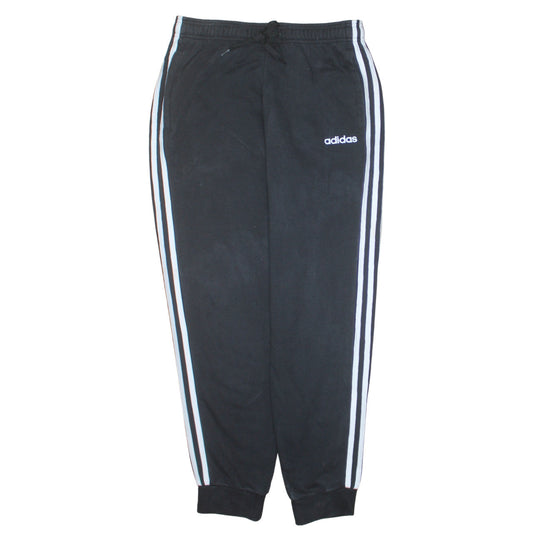 Adidas Mens Black M Jogger Sweatpants with Side Stripes