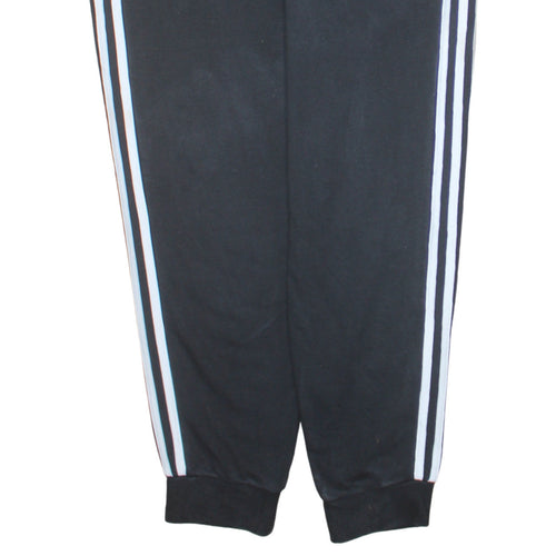 Adidas Mens Black M Jogger Sweatpants with Side Stripes