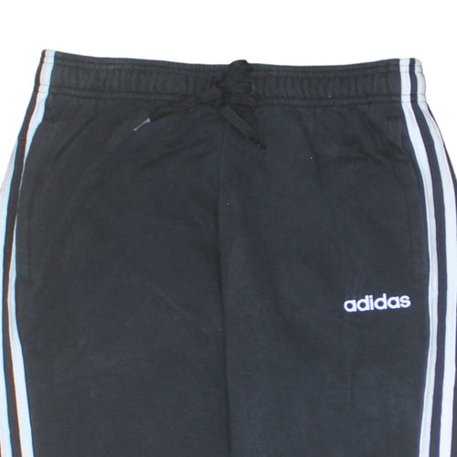 Adidas Mens Black M Jogger Sweatpants with Side Stripes