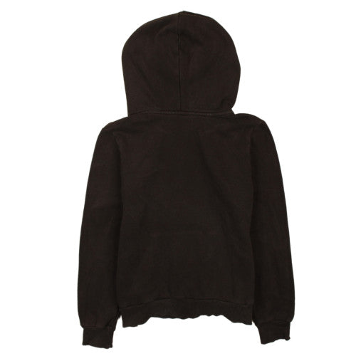 Adidas Womens Black Pullover Hoodie Size 10 S Classic Trefoil Logo