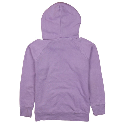 Champion Girls Purple Logo Pullover Hoodie Size L Cotton Blend Fleece