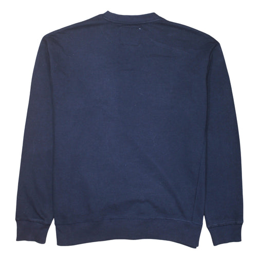 Hard Rock Cafe Men's Blue XL Pullover Crew Neck Sweatshirt