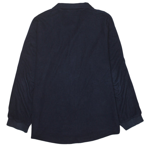 Champion Women's Blue Fleece Full Zip Basic Jacket XL