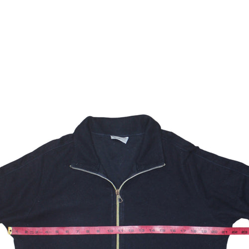 Champion Women's Blue Fleece Full Zip Basic Jacket XL
