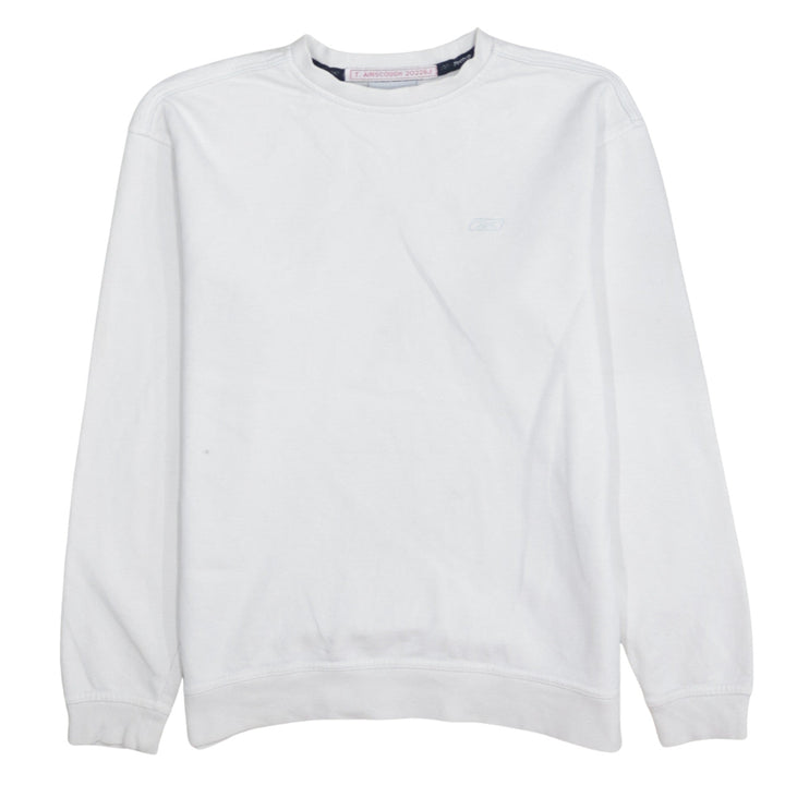 Reebok Men's White Crew Neck Pullover Sweatshirt Size L
