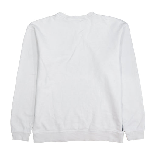 Reebok Men's White Crew Neck Pullover Sweatshirt Size L