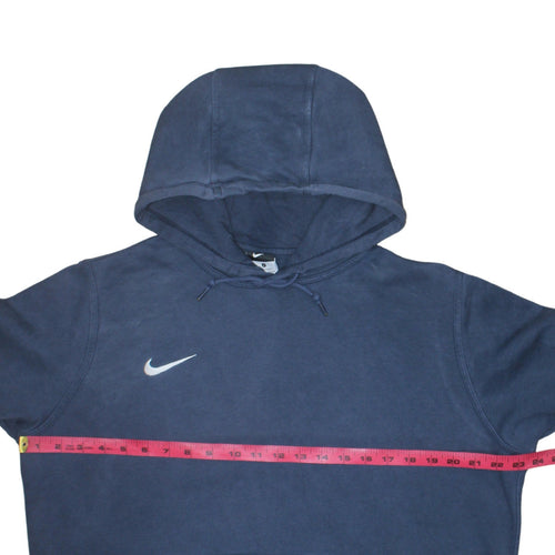 Nike Men's Blue Pullover Hoodie Size L Sports Fleece Sweatshirt