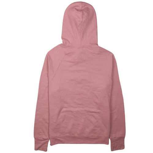 Champion Womens Pink Pullover Hoodie Small Logo Embroidered Sweatshirt