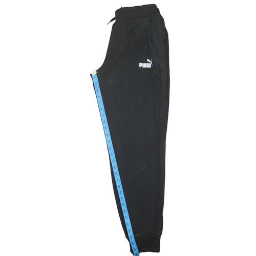 Puma Men's Black Jogger Sweatpants Size M Tapered Fit Activewear