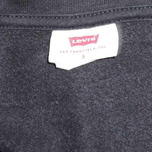 Levi's Men's Black Full Zip Logo Sweatshirt Size S