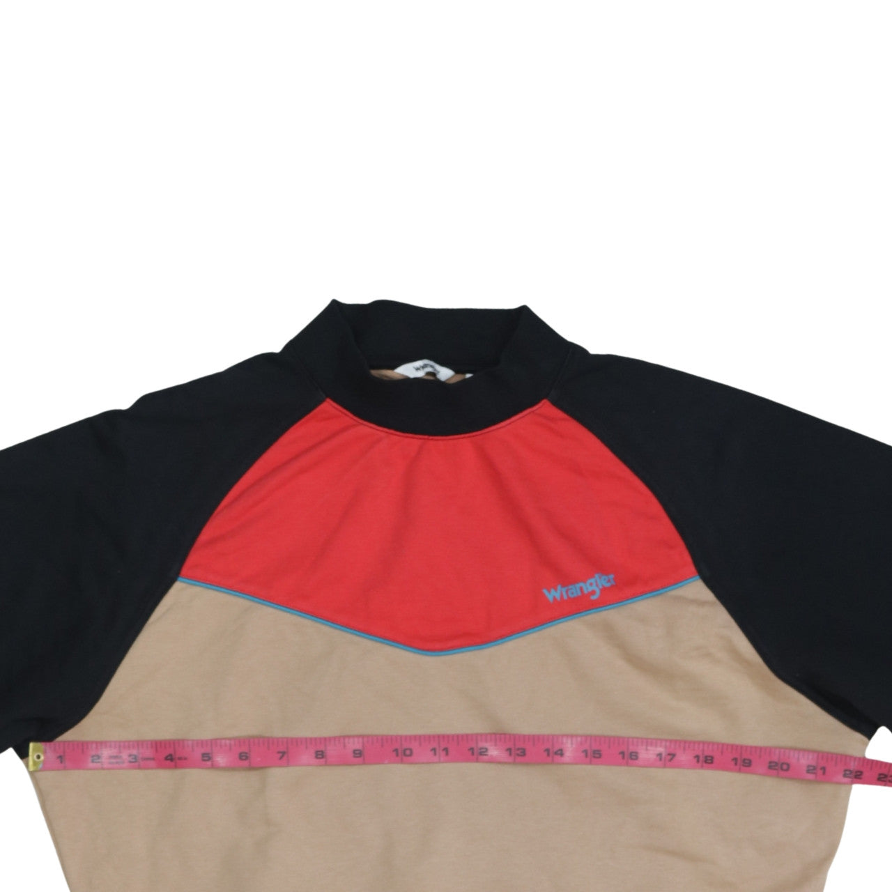 Wrangler Men's Multicoloured High Neck Cotton Sweatshirt Size S
