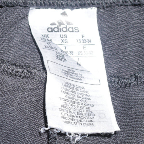 adidas Womens Black XS Jogger Sweatpants Activewear Trousers