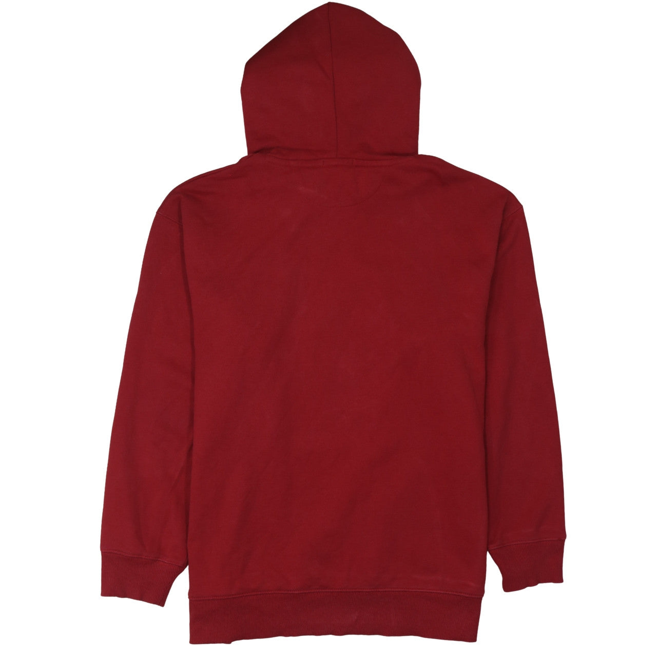 GANT Men's Red XL Relaxed Fit Pullover Hoodie with Embroidered Logo