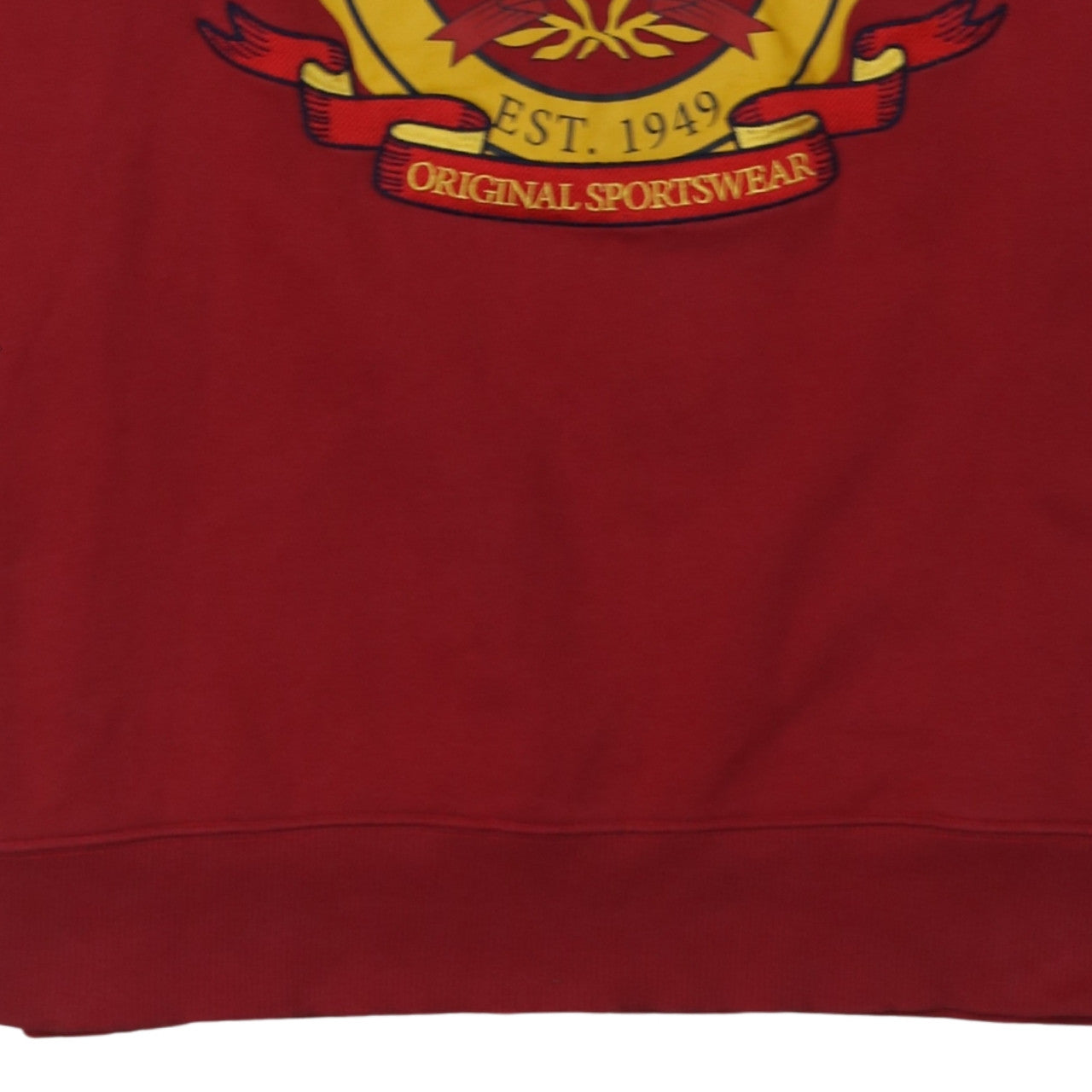 GANT Men's Red XL Relaxed Fit Pullover Hoodie with Embroidered Logo