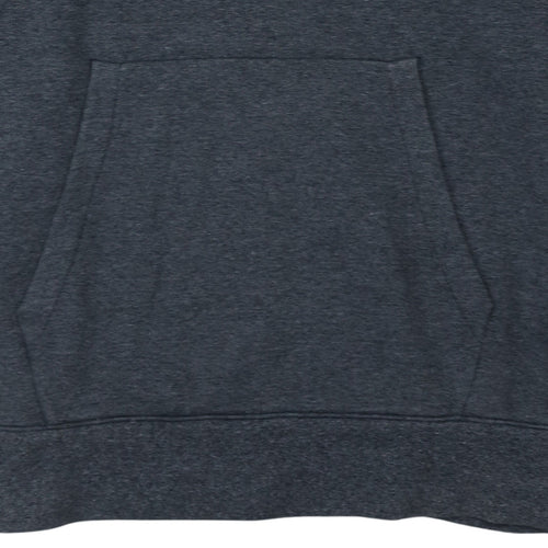 Nike Men's Grey Pullover Hoodie L Regular Fit Sportswear