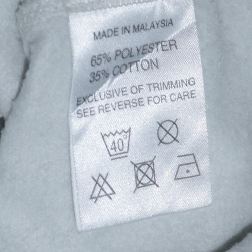 Puma Men's White Full Zip Sweatshirt L High Neck Logo Jacket