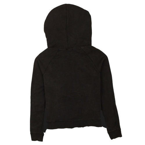 Nike Womens Black Pullover Hoodie L Hooded Sweatshirt