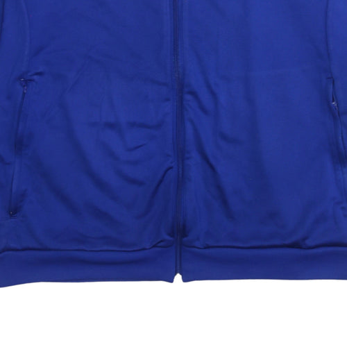 Adidas Men's Blue XL Full Zip Sports Sweatshirt Jacket