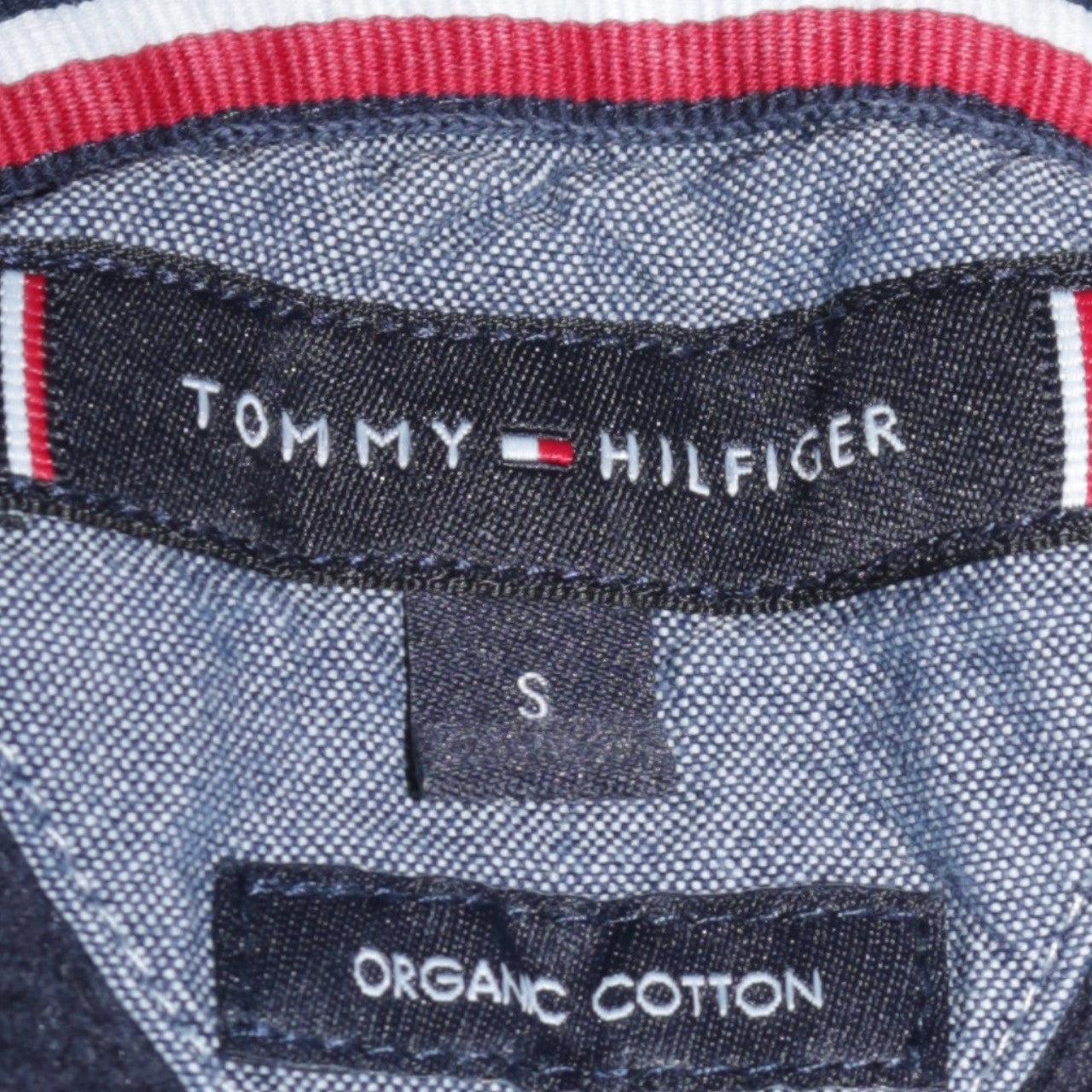 Tommy Hilfiger Men's Blue Pullover Hoodie Small Logo Fleece