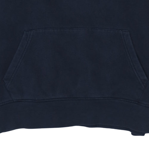 Tommy Hilfiger Men's Blue Pullover Hoodie Small Logo Fleece
