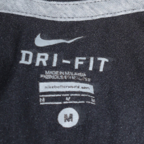 Nike Men's Black Dri-Fit Short Sleeve Crew Neck T-Shirt M
