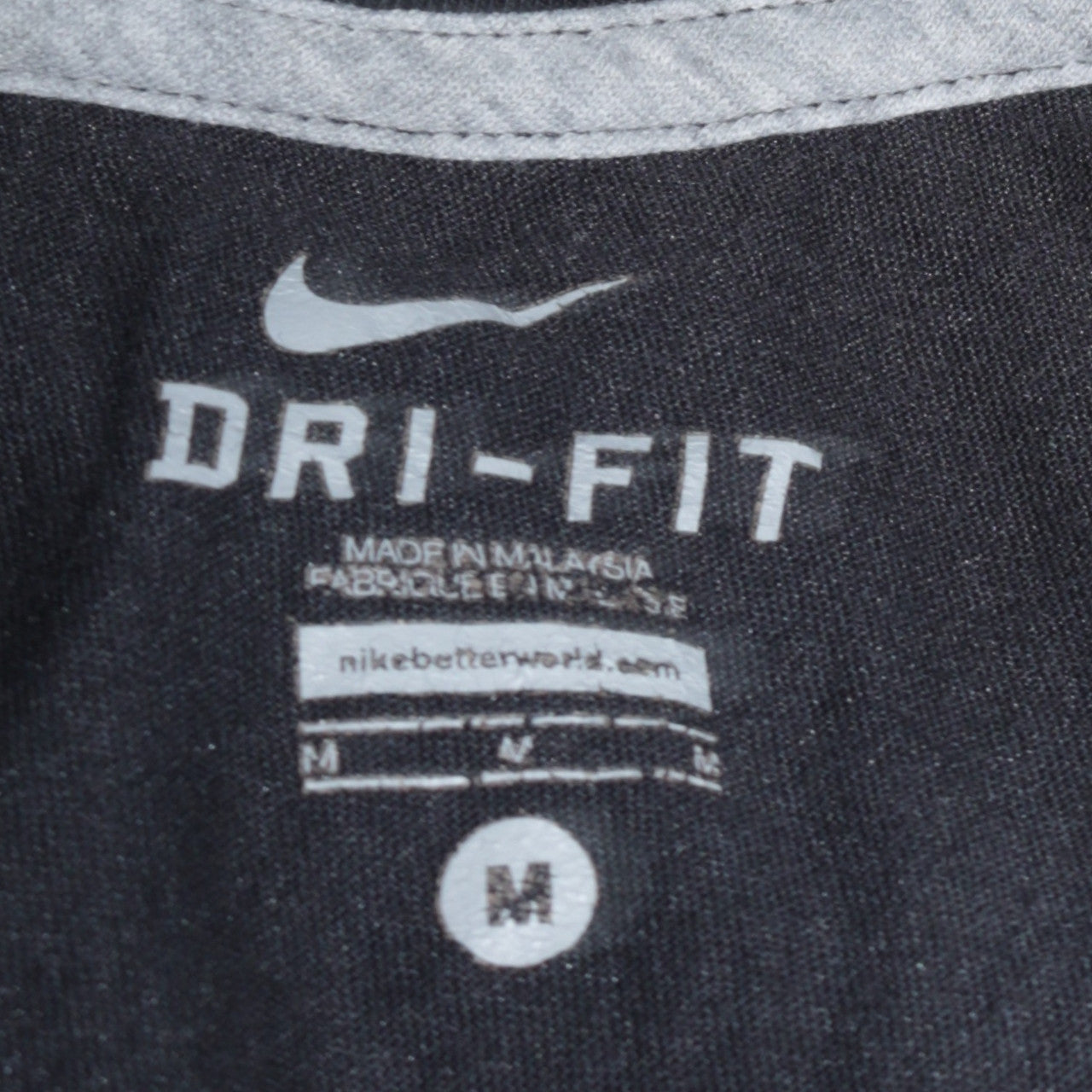 Nike Men's Black Dri-Fit Short Sleeve Crew Neck T-Shirt M
