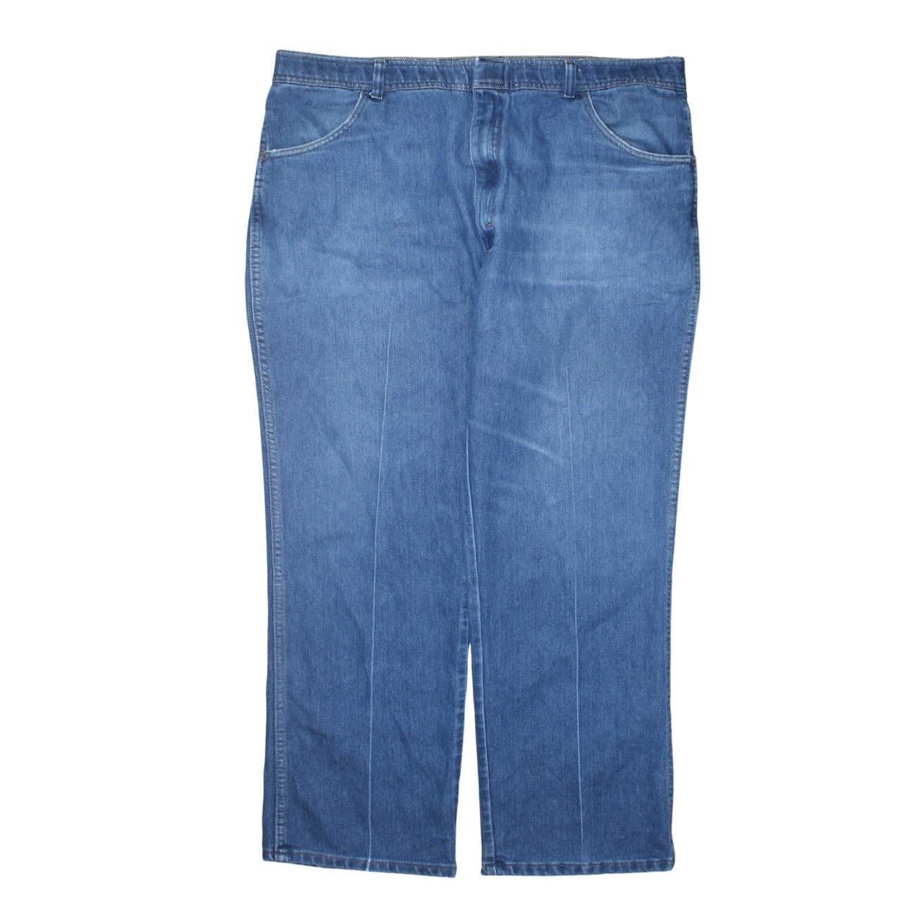 Wrangler Men's Blue Regular Fit Straight Denim Jeans 42x30