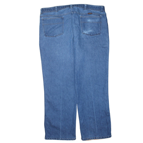Wrangler Men's Blue Regular Fit Straight Denim Jeans 42x30