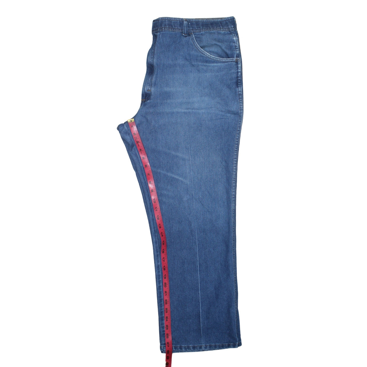 Wrangler Men's Blue Regular Fit Straight Denim Jeans 42x30