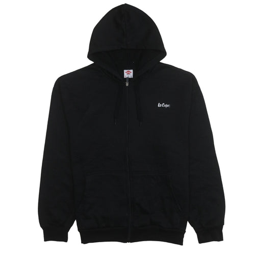 Lee Cooper Mens Black XL Full Zip Hoodie Sweatshirt