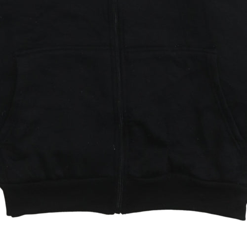 Lee Cooper Mens Black XL Full Zip Hoodie Sweatshirt