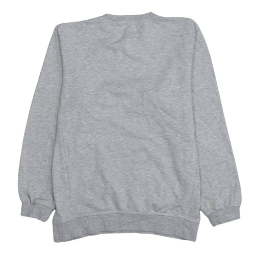 Adidas Men's Grey Crew Neck Pullover Sweatshirt Size S