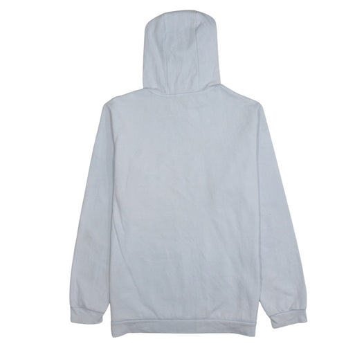 adidas Men's White Pullover Hoodie L Sports Fleece Logo