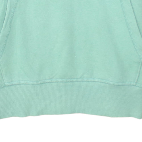 Champion Women's Mint Green Pullover Hoodie Medium Cotton Blend