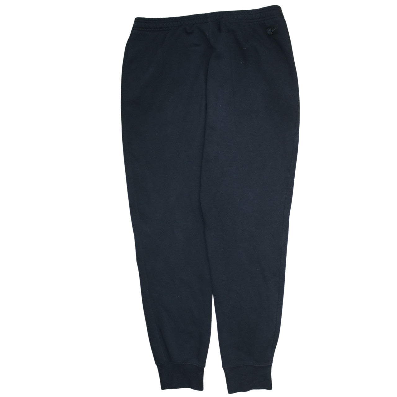 Nike Women’s Black Barça Jogger Sweatpants L Fleece Tapered Leg