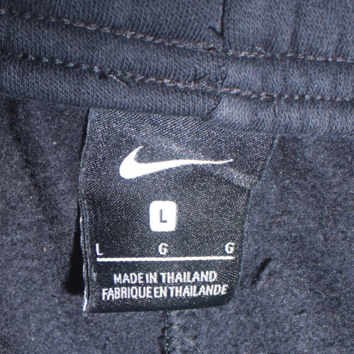 Nike Women’s Black Barça Jogger Sweatpants L Fleece Tapered Leg