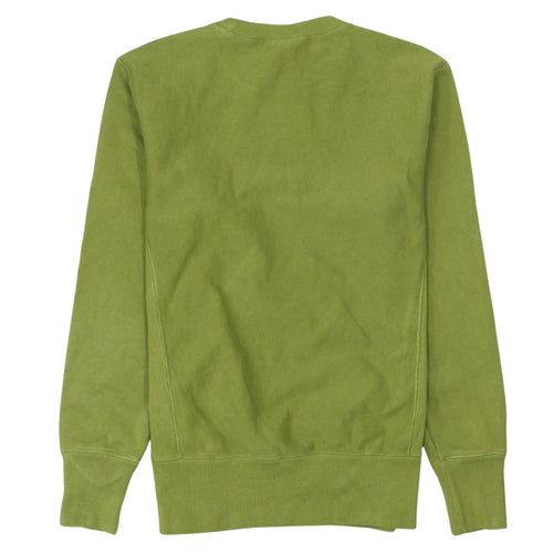 Champion Men's Green Reverse Weave Pullover Sweatshirt Small
