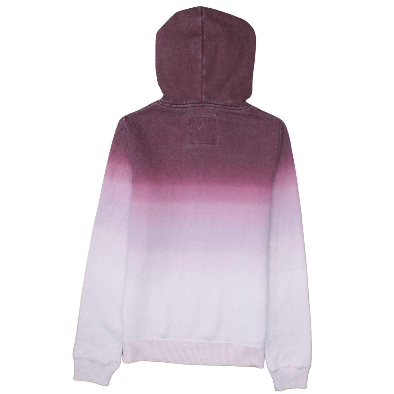 Hollister Women’s Burgundy to Pink Ombre Pullover Hoodie XS