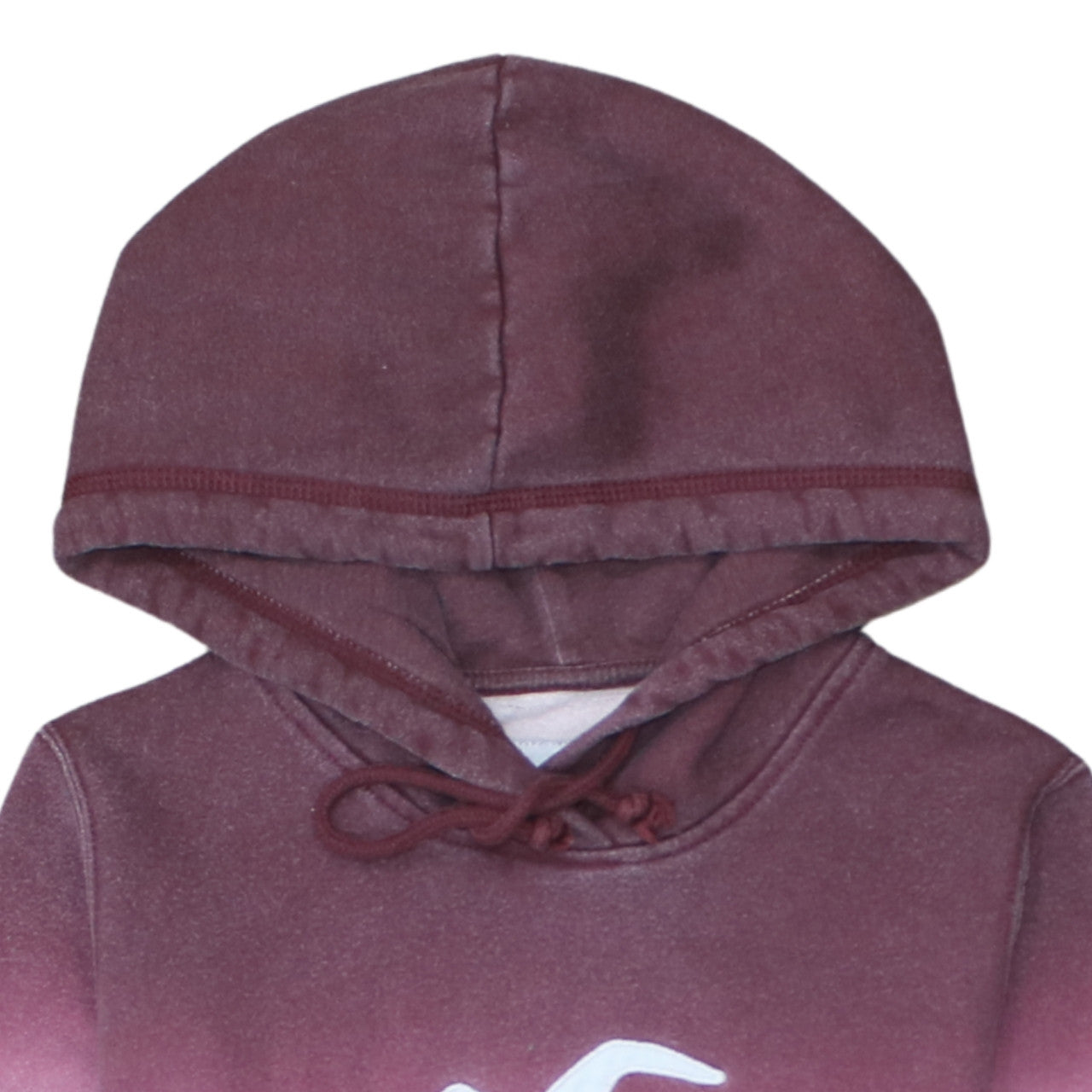 Hollister Women’s Burgundy to Pink Ombre Pullover Hoodie XS
