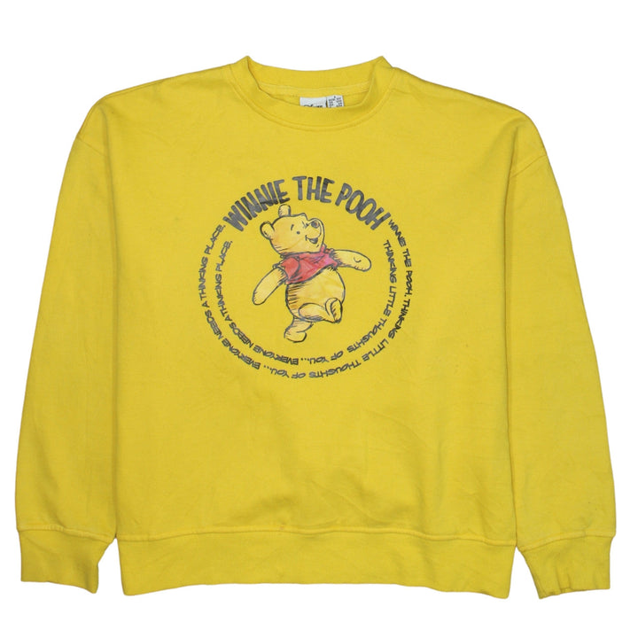 Disney Winnie the Pooh Yellow Sweatshirt Women’s S 10/12 Primark Cotton