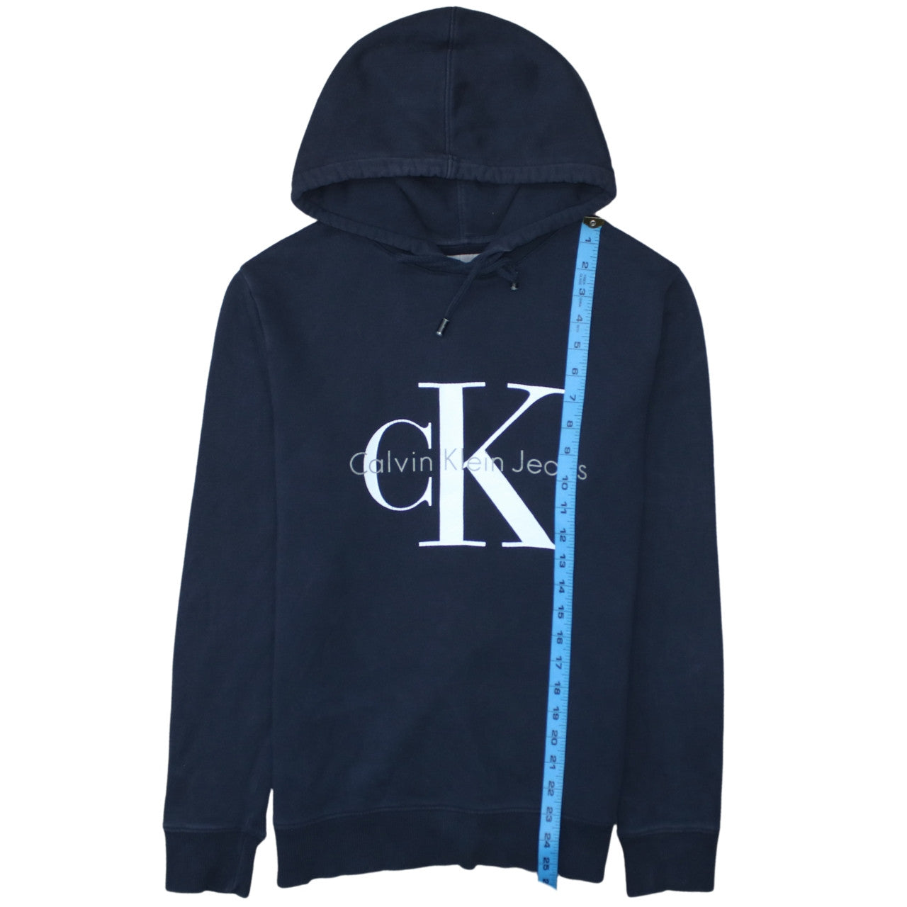 Calvin Klein Jeans Men's Blue Small Pullover Hoodie