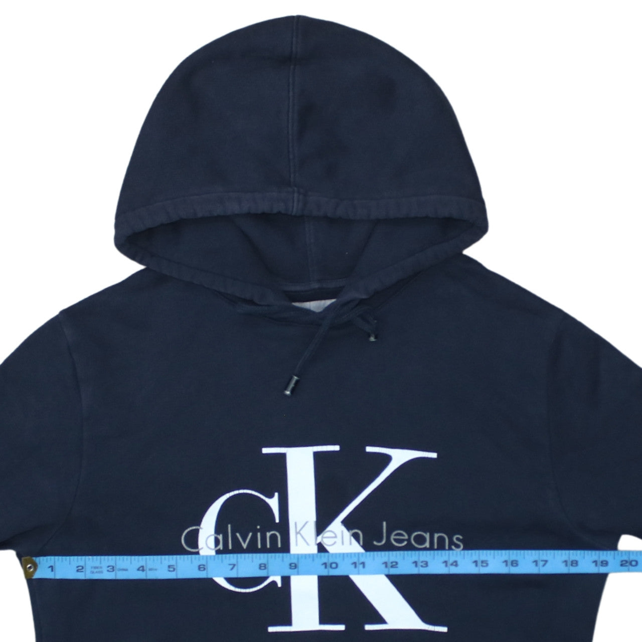 Calvin Klein Jeans Men's Blue Small Pullover Hoodie