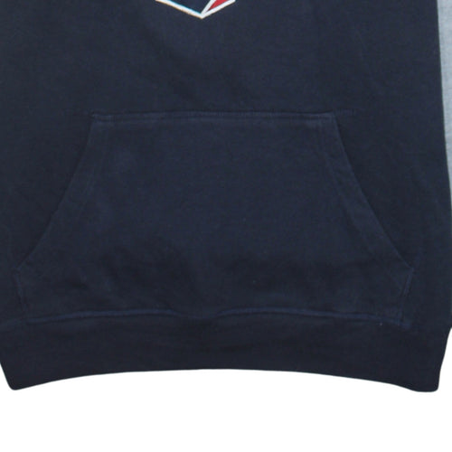 NFL Team Apparel Youth Navy Grey Hoodie XL Houston Texans Logo