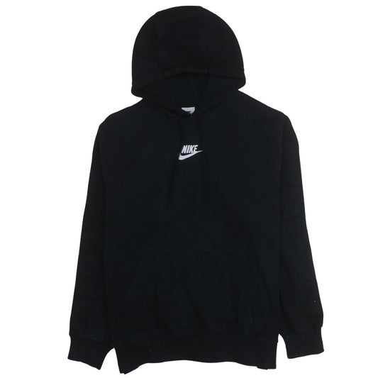 Nike Men Black Pullover Hoodie M Fleece Sportswear Sweatshirt