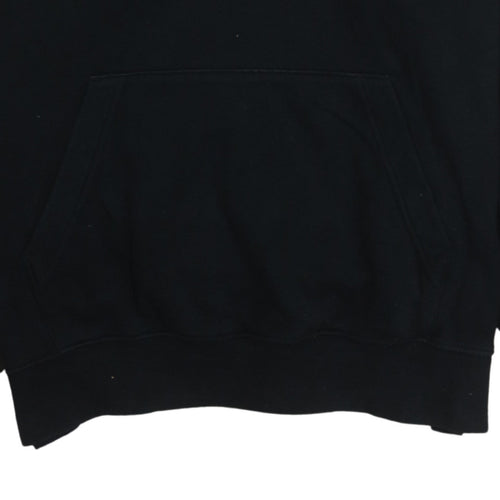 Nike Men Black Pullover Hoodie M Fleece Sportswear Sweatshirt