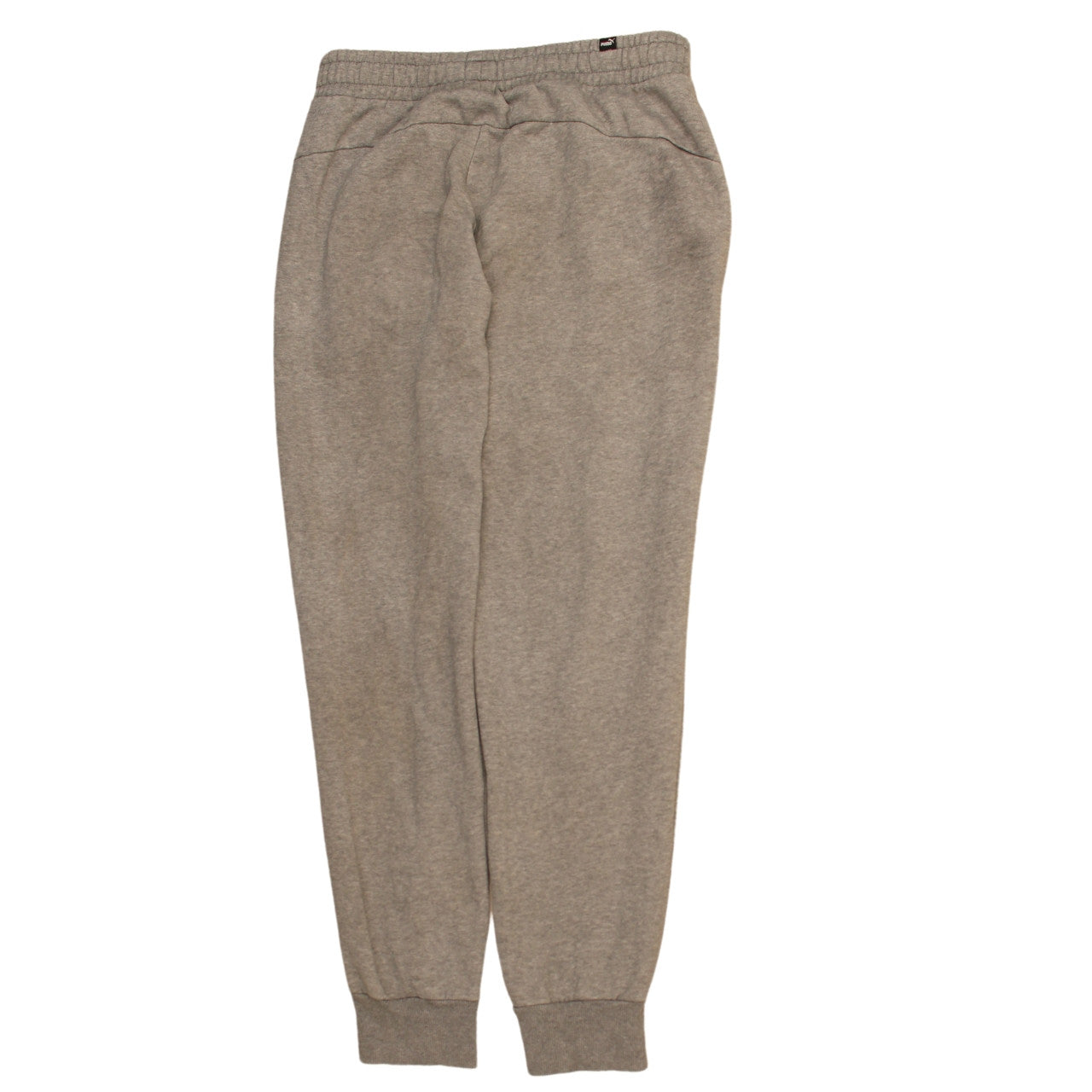 Puma Men Grey Jogger Sweatpants Medium Elastic Waist Drawstring