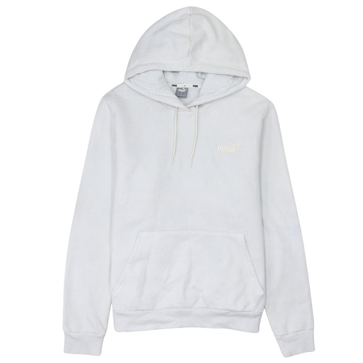 Puma Women's White Pullover Hoodie Size L Casual Sweatshirt