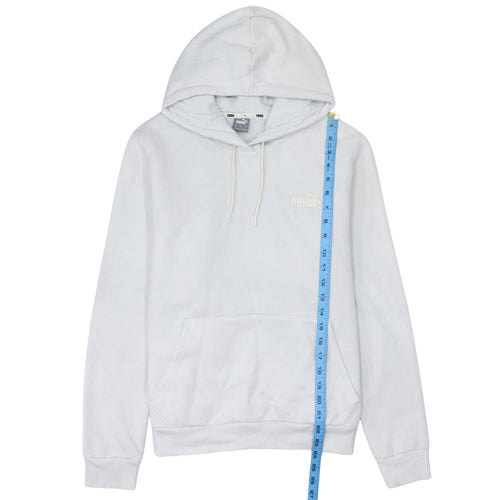 Puma Women's White Pullover Hoodie Size L Casual Sweatshirt